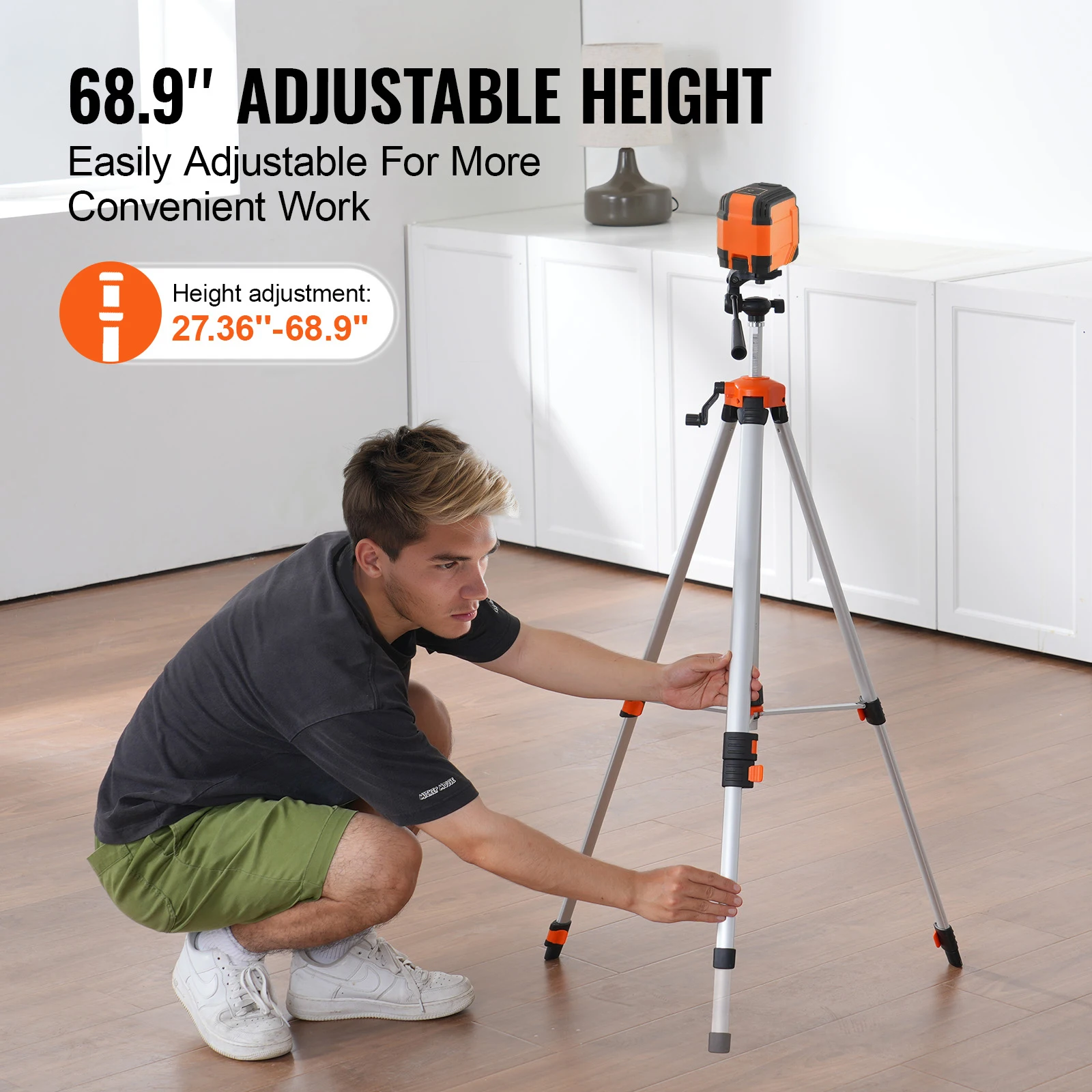 Aluminum Laser Level Tripod for Measurement and Construction