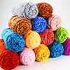 Plush Yarn Soft Chenille Yarn for Knitting DIY 100% Polyester  Velvet Yarn Amigurumi Accessories  1 Skein 100g 130M 5