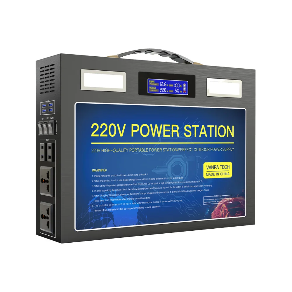 

NO-battery batcheap price long battery life AC 220V 1000W new energy generator portable outdoor camping backup power station