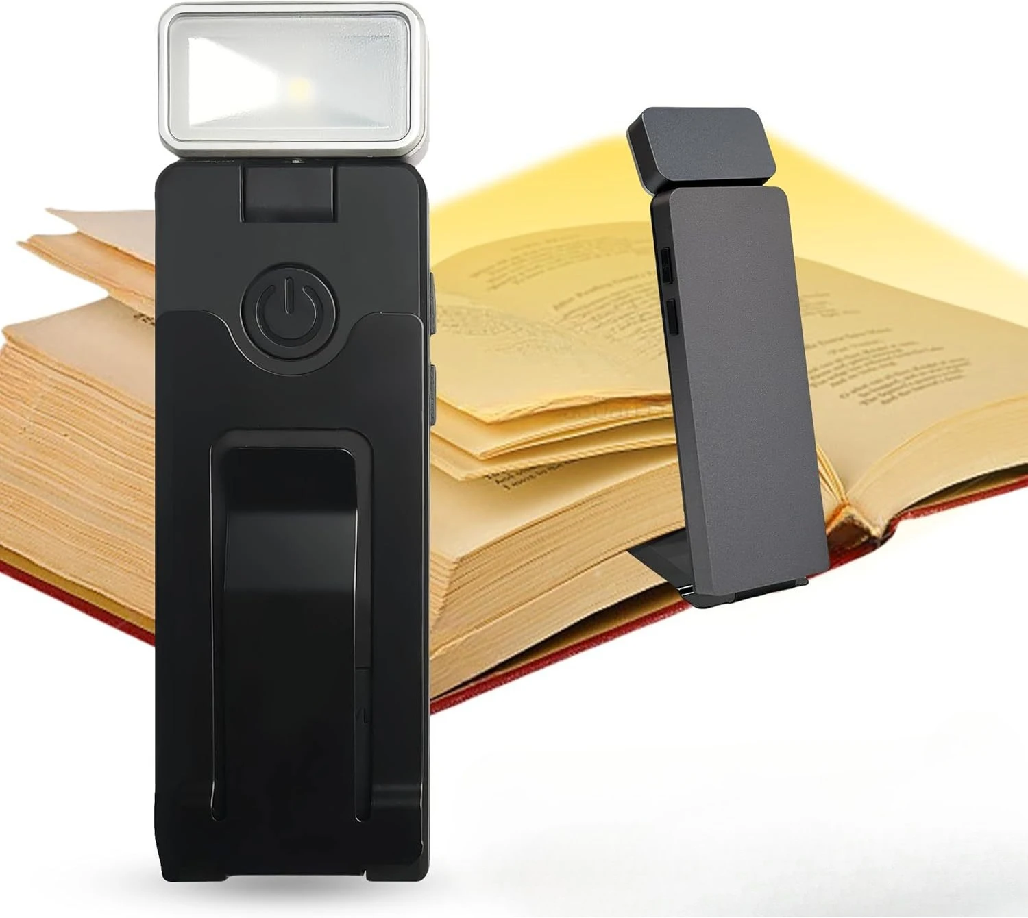 Folding Creative Mini Clip Light Portable Dormitory Bedside Learning Reading Eye Protection Charging Led Book Clip Night Light