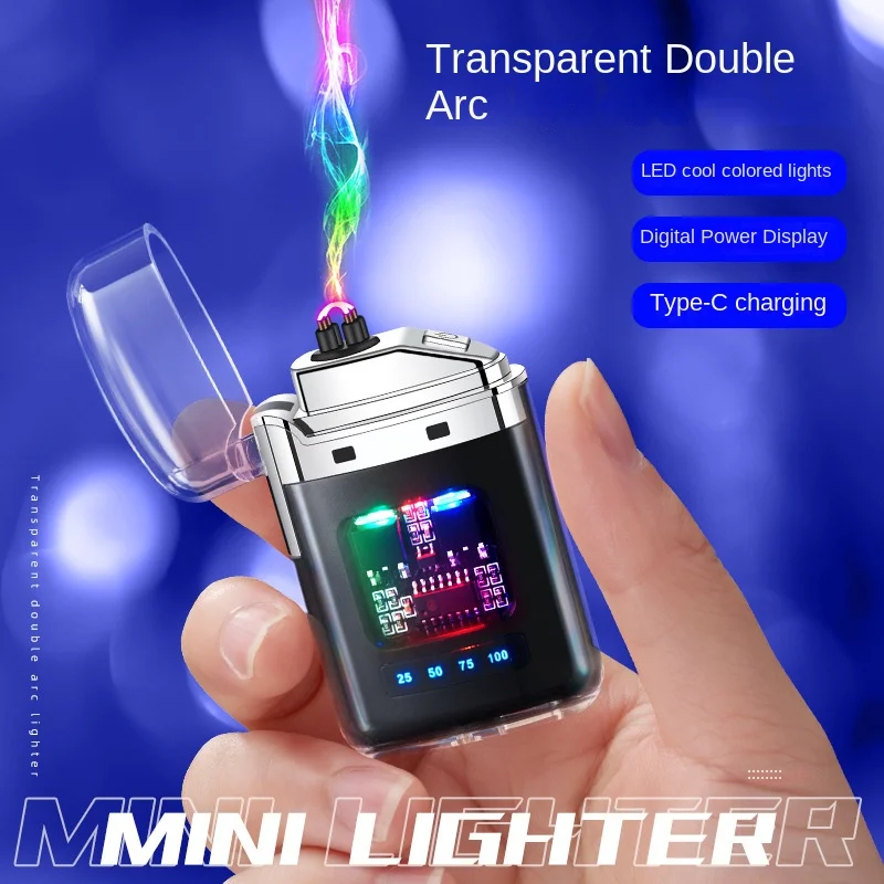 

2023 NEW Outdoor Waterproof Electronic Pulse Lighter Cigarette Lighter USB Windproof Lighter Smoking Accessories Gadgets For Men