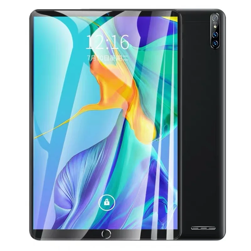 note taking tablet with pen [In Stock] New Tablet Android 9.0 Operating System 10.1 Inches 6GB RAM 128GB ROM4G SIM/TF Wifi GPS Three Cameras best graphic tablet Tablets