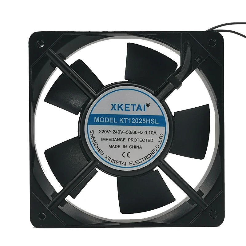 New and original KT12025HSL 220V~240V 0.10a 12025 12cm cabinet cooling fan