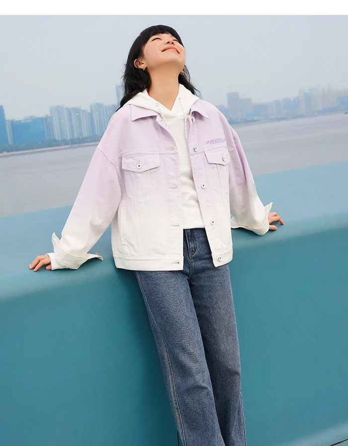 Denim Jacket Women Gradual Loose Temperament Spring New Embroidered Jacket Trend