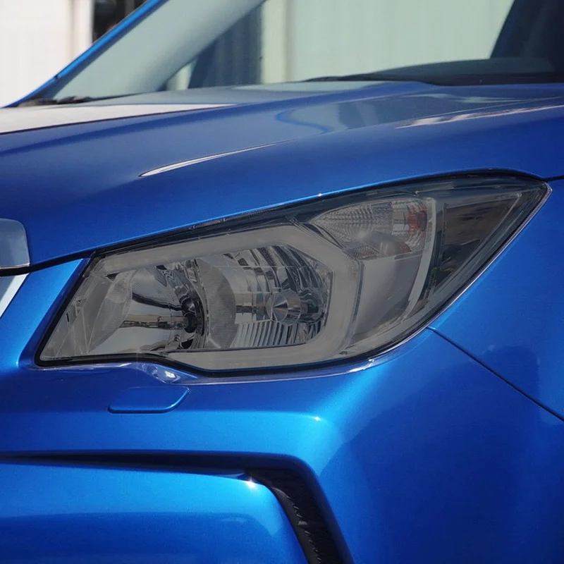 Фото Аксессуары для автомобильных фар Subaru Forster WRX BRZ Outback Legacy Impreza, черный ТПУ стикер Дымчатого цвета №2