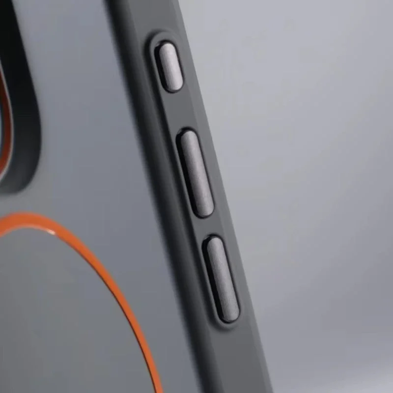 Sleek Matte Finish Magnetic Phone Case with Wireless Charging Capability