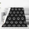 Quackity Merch Smile Logo Blankets Fleece Super Soft Throw Blanket Sofa Throw Blanket For Home Bedroom Outdoor Throws Bedspread 2
