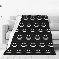 Quackity Merch Smile Logo Blankets Fleece Super Soft Throw Blanket Sofa Throw Blanket For Home Bedroom Outdoor Throws Bedspread 2