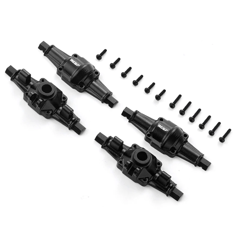 

Корпусы RCGOFOLLOW из сплава с ЧПУ для передней и задней оси для 1/24 FMS FCX24 K5 Blazer Pickup, детали для альпинизма и внедорожника