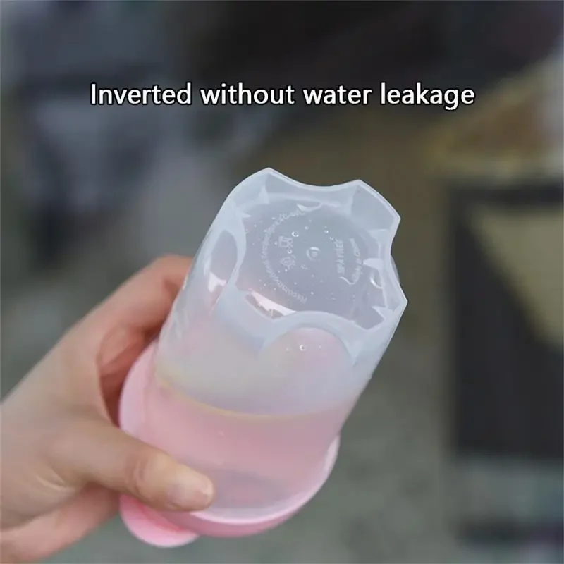 Sports Water Bottle Portable Water Bottle 5/3/1Pcs New 300ML Cute Water Bottle for Girl Drink Leak Proof Sports Bottles Protein Shaker Water Bottle Drinkware BPA FREE