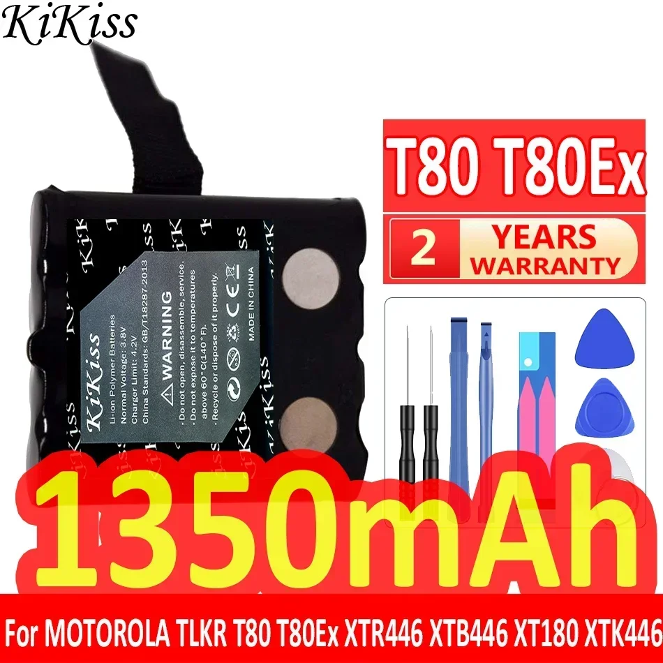 Kikiss Potente Batteria Ixnn4002B Per Motorola Tlkr T80 T80Ex Xtr446 Xtb446 Xt180 Xtk446 Tlkr T61 T81 T5 T6 T7 T8 T50 T60 Radio