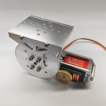 Grado della libertà dello sterzo su e giù, base della piattaforma con giunto cardanico rotante, robot da competizione per innovazioni scientifiche e tecnologiche