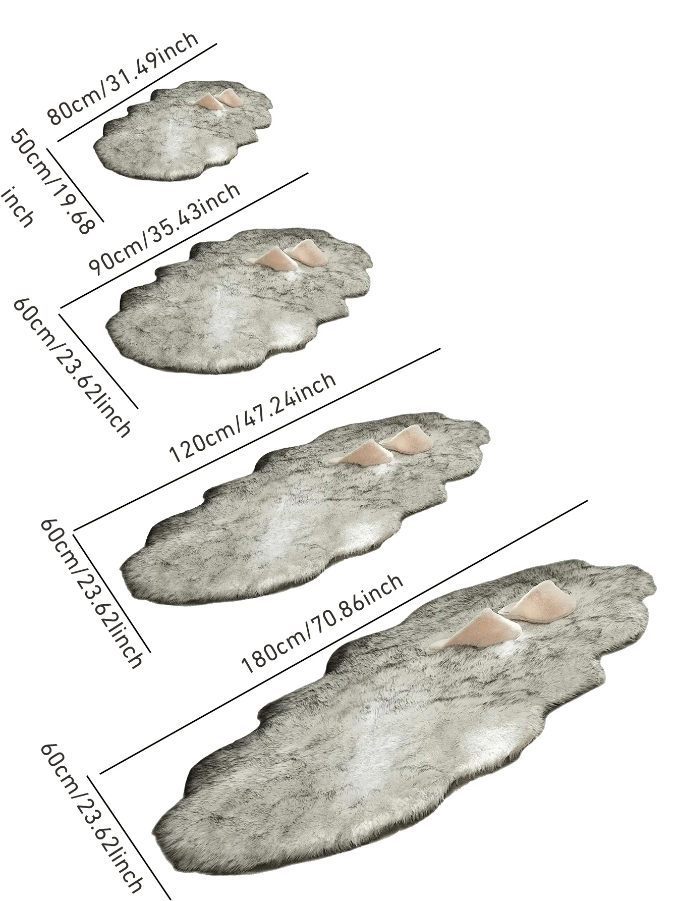 Fur Faux Sheepskin Soft Carpet Washable Seat Mats For Floor Fluffy Rugs Hairy Warm For Living Room Bedroom Chairs Sofas Cover - Image 6