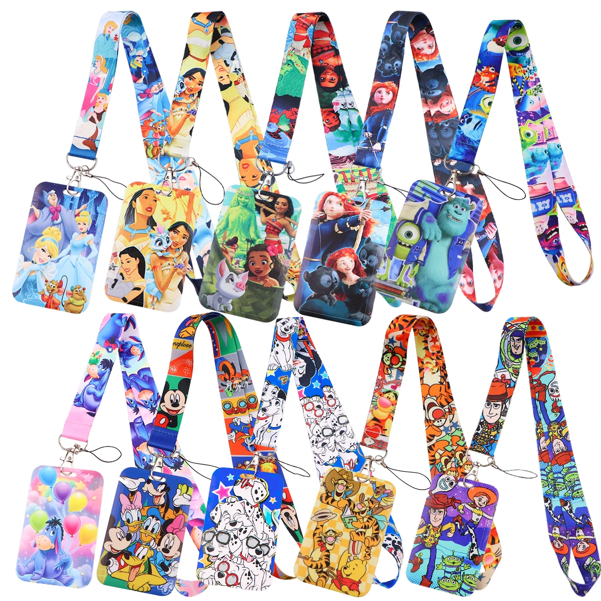 Anime Princess Lanyards for Key Neck Strap For Card Badge Gym Key Chain Lanyard Key Holder DIY Hang Rope Accessories