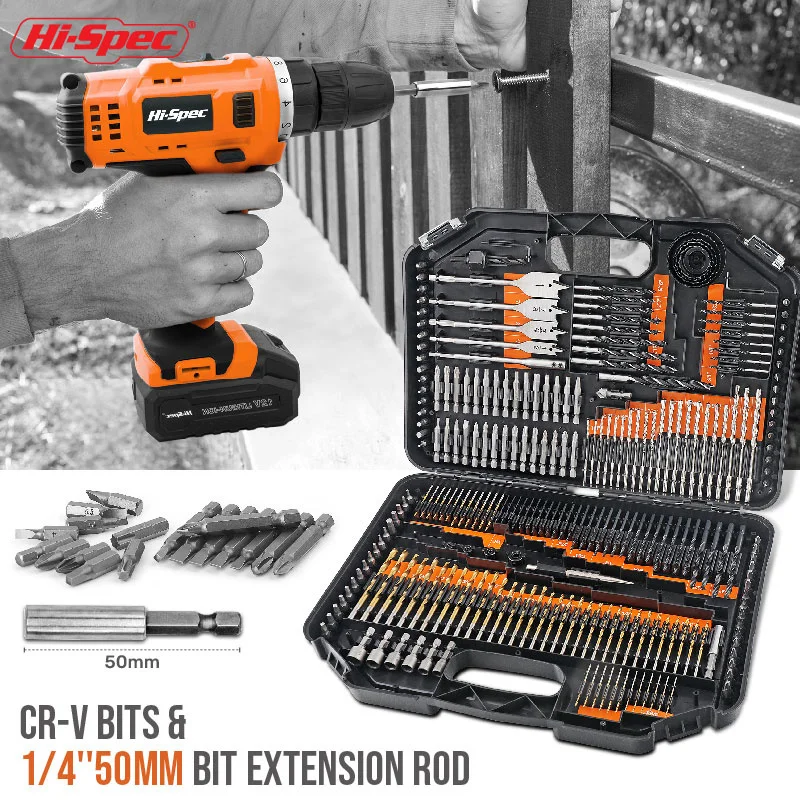 High Quality 1.5-10mm Titanium Coated Hss Twist Drill Bits Set And Case Plastic Wood Metal Drilling Tool Kit Tap Bit |