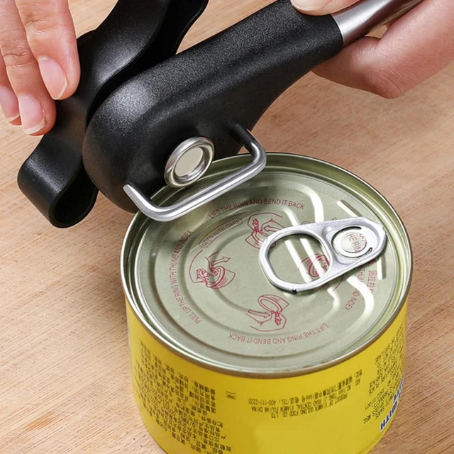 Safe Cut Can Opener Manual Stainless Steel Smooth Edge Can Opener for Home  Chefs Restauraunts Side Cute Can Opener Kitchen Tools - AliExpress