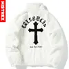 HISTREX Men Rabbit Fur Jacket Parkas,Hip Hop Fluffy Coat,Winter Fleece Overcoat,Harajuku Outerwear Streetwear,Korean Y2k Clothes 3