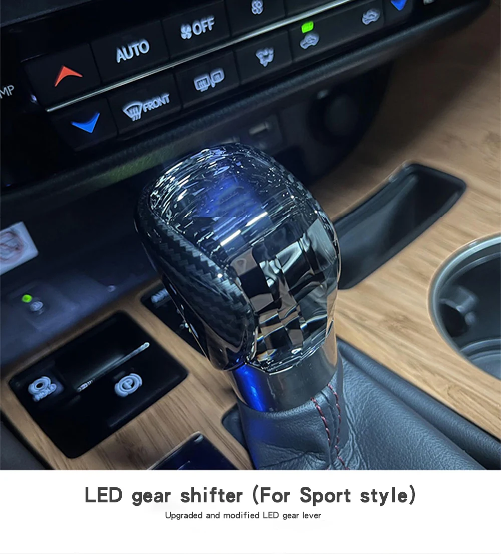 For Lexus NX RX ES IS Crystal Gear Shift Knob Car Accessories