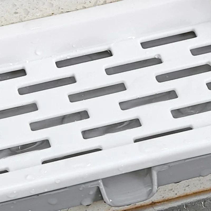 1Pc Kitchen Sink Dishrag Sponge Storage Rack Dish Cloth Drying Rack Sponge Drain Water Hollow Tray Kitchen Accessories Organizer 5