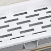 1Pc Kitchen Sink Dishrag Sponge Storage Rack Dish Cloth Drying Rack Sponge Drain Water Hollow Tray Kitchen Accessories Organizer 5