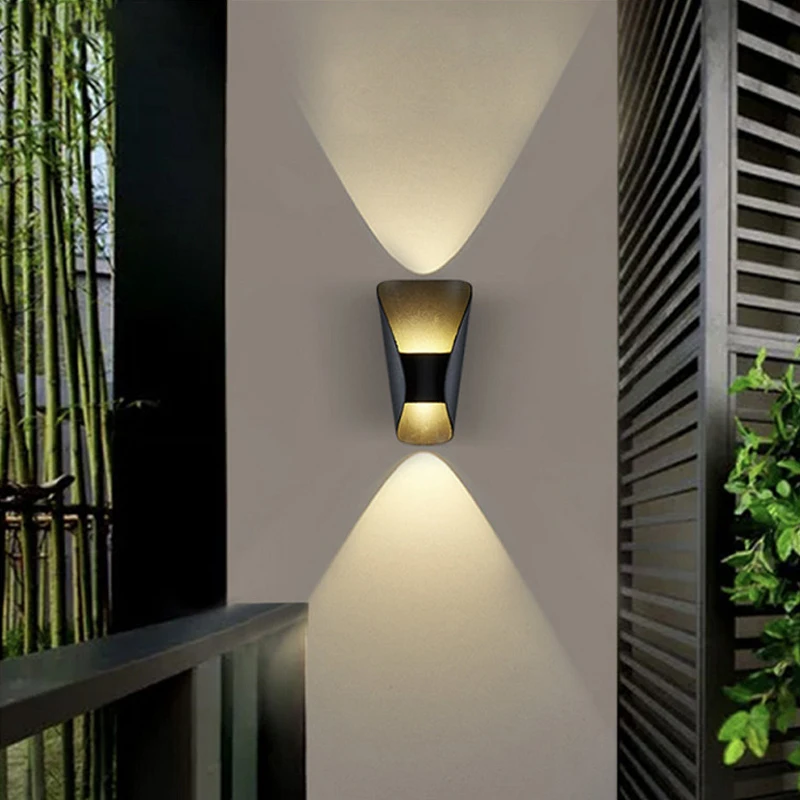 LED Wall Light Aluminum IP65 Outdoor Waterproof Garden Wall Lamp Indoor Corridor Bedroom Living Room Decoration Lighting Lustre