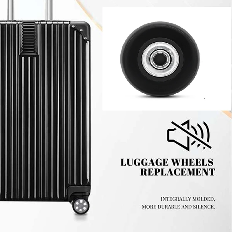 1Pair Luggage Suitcase Wheel Replacement Caster Luggage Wheel Replacement Accessories