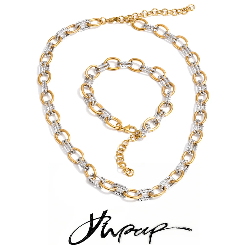 Yhpup Metal Chain Necklace Statement 2026 Waterproof