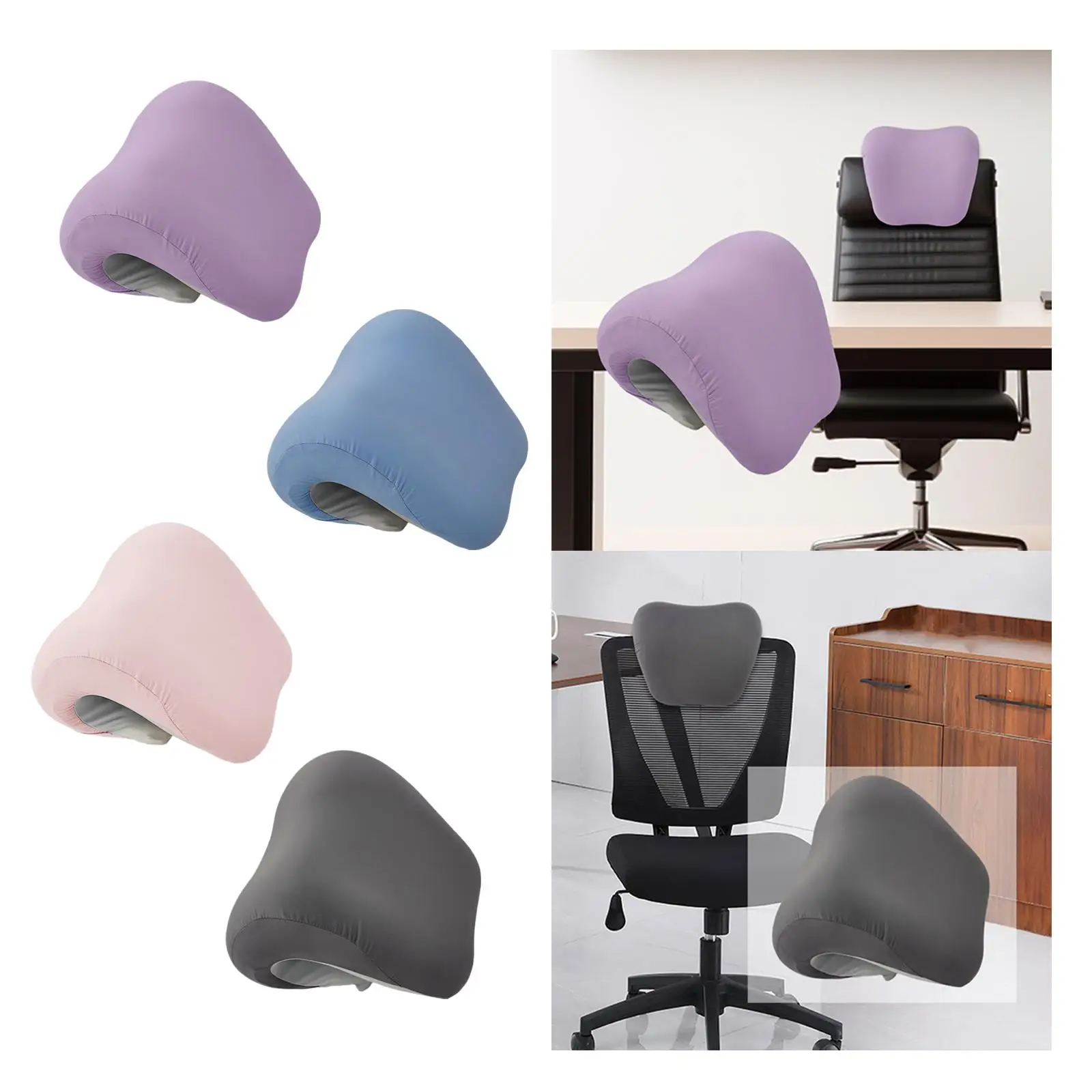 Office Chair Neck Pillow Comfortable Practical Lightweight Ergonomic Headrest for Libraries Resting Student Living Room Airplane