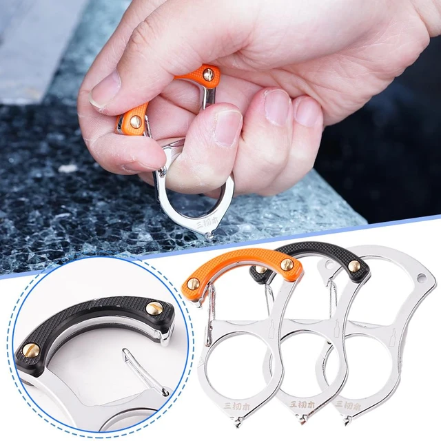 Carabiner Keychain With Bottle Opener Multifunctional Key Chain Clips  Stainless Steel Key Buckle With Keyring Multipurpose - AliExpress