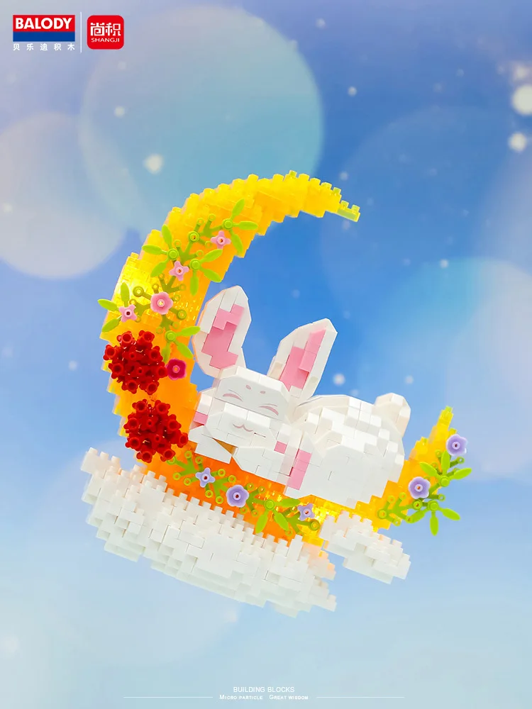 Balody 18438 Mid-Autumn Festival Moon Rabbit Cake