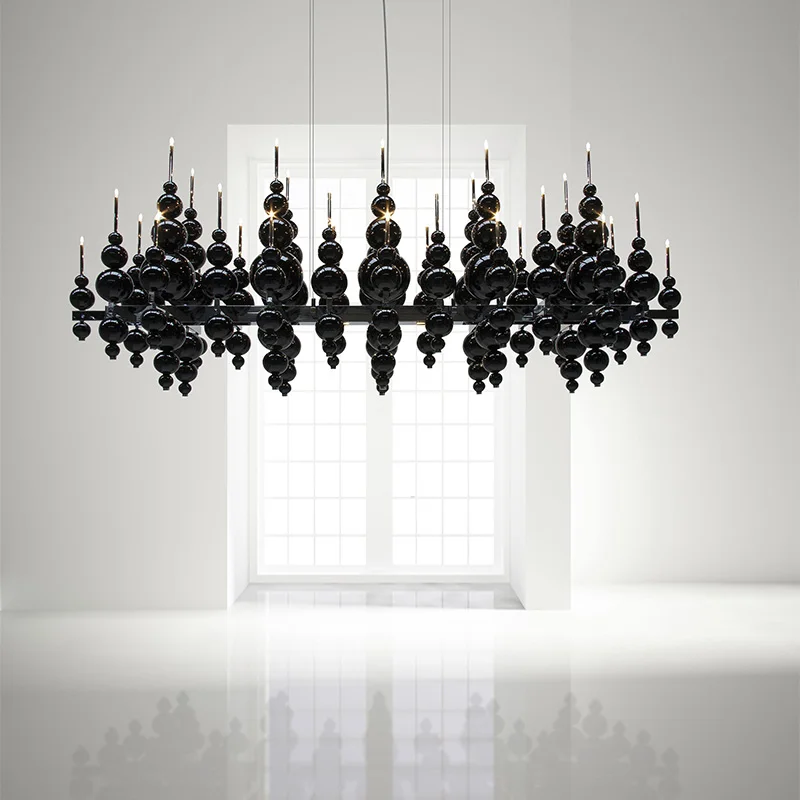 Black Gourd Chandelier 3