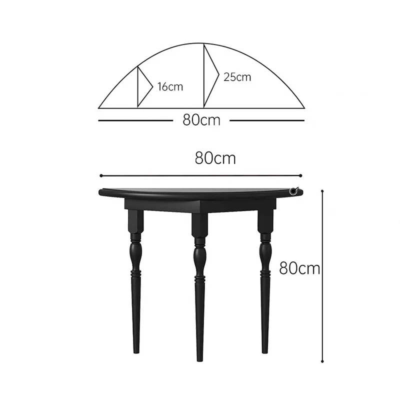 Consolle angolari sottili Salvaspazio Consolle rustico semplice e minimalista Trendy Glamour Meuble Salon Furniture Soggiorno - immagine 2
