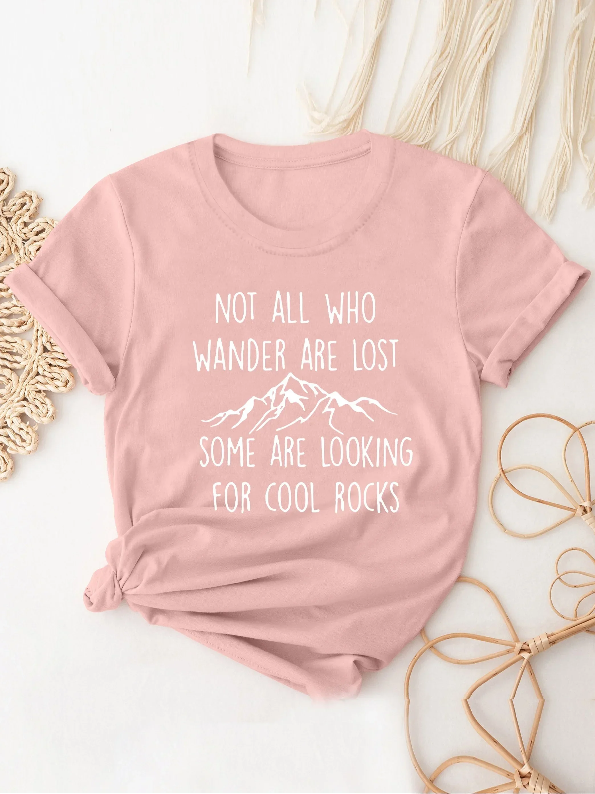 

Футболка с круглым вырезом и графическим принтом, Повседневная Свободная модная летняя футболка с коротким рукавом, топы, женская одежда