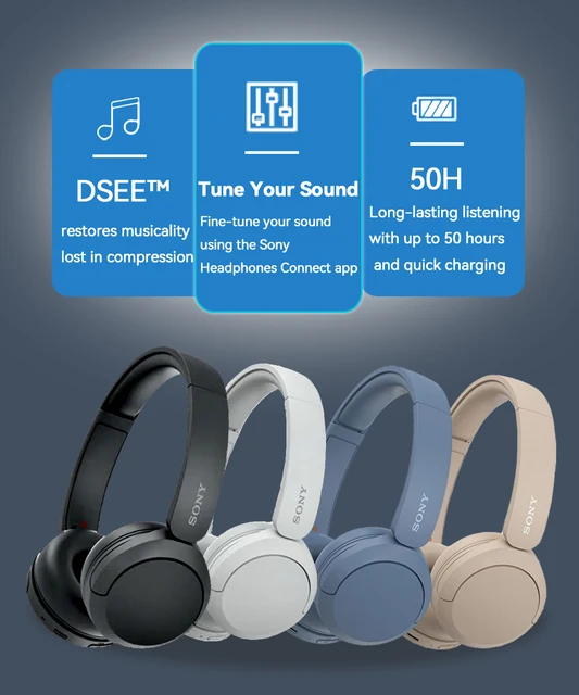 Sony WH-XB910N Wireless Noise Canceling EXTRA BASS™Bluetooth Headphones  with Microphone 40mm Driver Unit 50h Long Battery Life - AliExpress