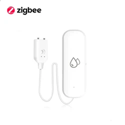 Smart WiFi Water Leak Detector with Alarm and App Control (1Pcs Zigbee)