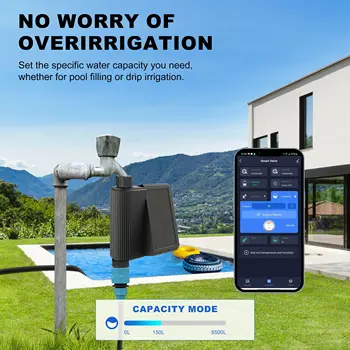 Smart Water Timer Solar Powered WiFi Sprinkler Timer with Brass Inlet Automatic Irrigation Controller No Hub Required 1