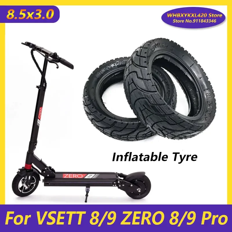 8.5 Inch 8 1/2x3.0 Inner Tube & Tire 8 1/2x3 For Zero 8 8X 9 T8 for T9