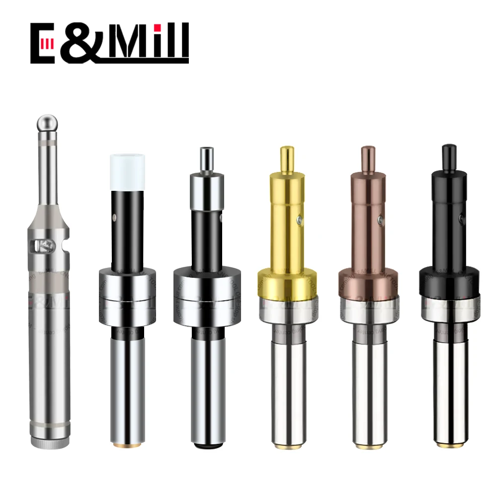 Photoelectric edge finder centering rod machining center ceramic electronic LED Buzzer milling CNC machine tool accessories SEF
