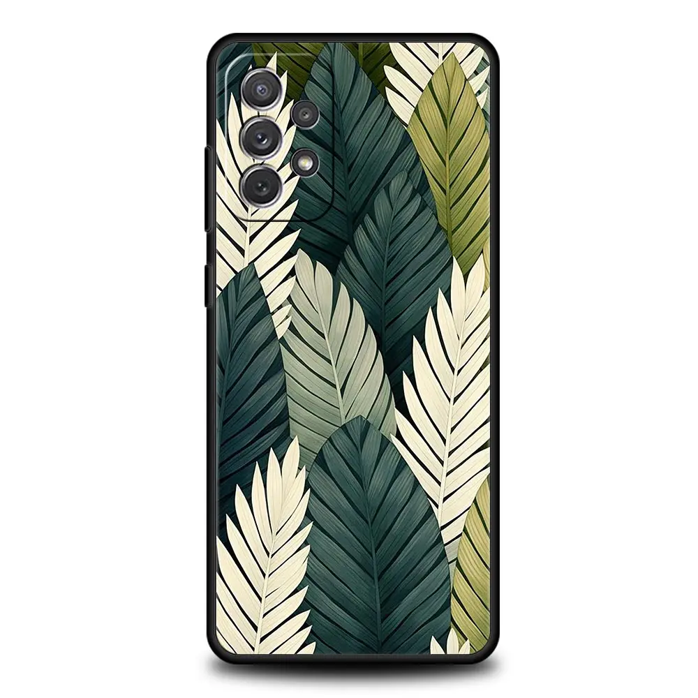 Tropical Monstera Green Phone Case Cover