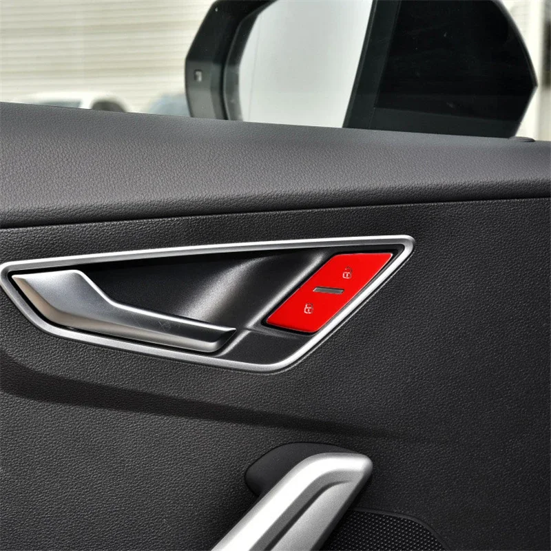 ABS-Innenleisten für Audi Q2 2017–2019 Low Mach, Auto-Getrieberahmen,  Pailletten, internes Zubehör, Dekorationsaufkleber