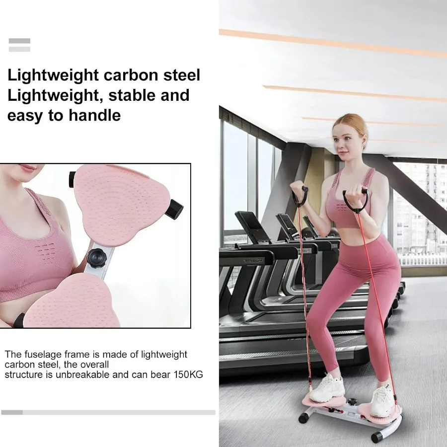 Waist Trainer Board AB Twister Board for Exercise, Military-Grade Carbon Steel with Reflexology Foot Nodes for Core Strength & F