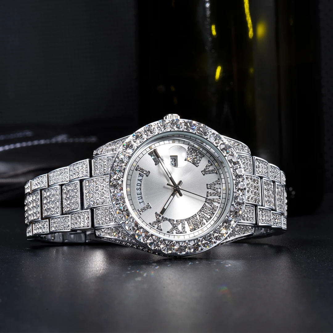 Reloj Con Reloj Diamond Hombre Reloj Bulova Diamantes Para Hombre