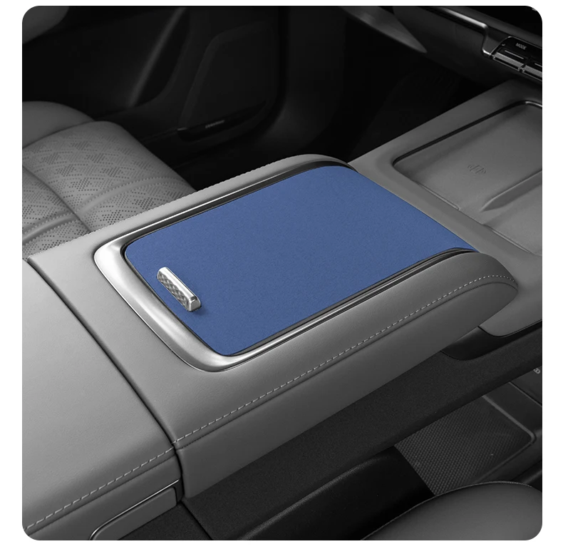 For ZEEKR 7X Suede stickers on the center console panel Scratch-resistant and di
