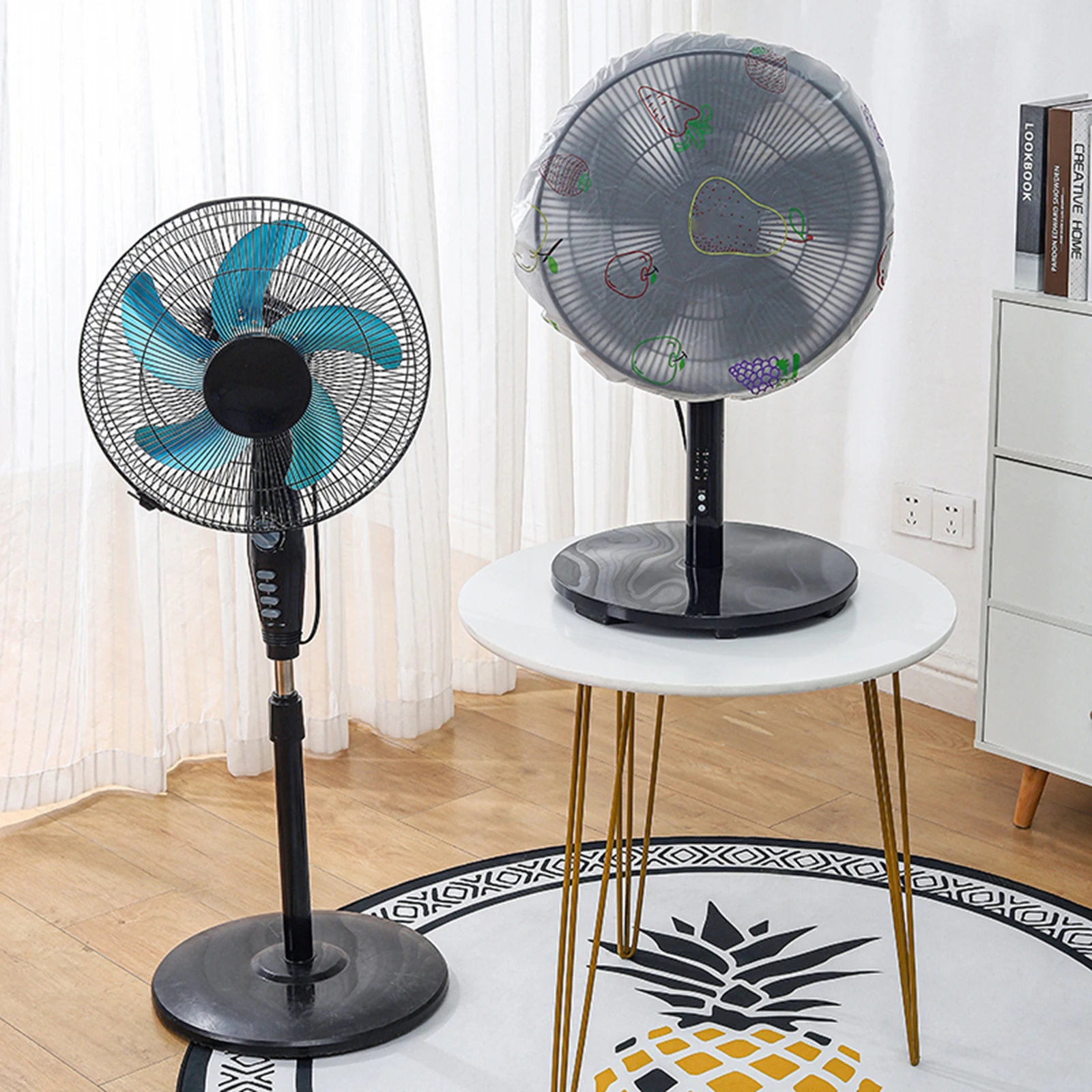 Electric Fan Dust Cover Household Standing ThreeDimensional Fan