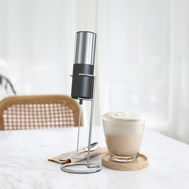 Electric Milk Frother Mini Handheld Milk Foamer Mixer Coffee Maker Egg Beater for Chocolate Cappuccino Stirrer Portable Blender 5