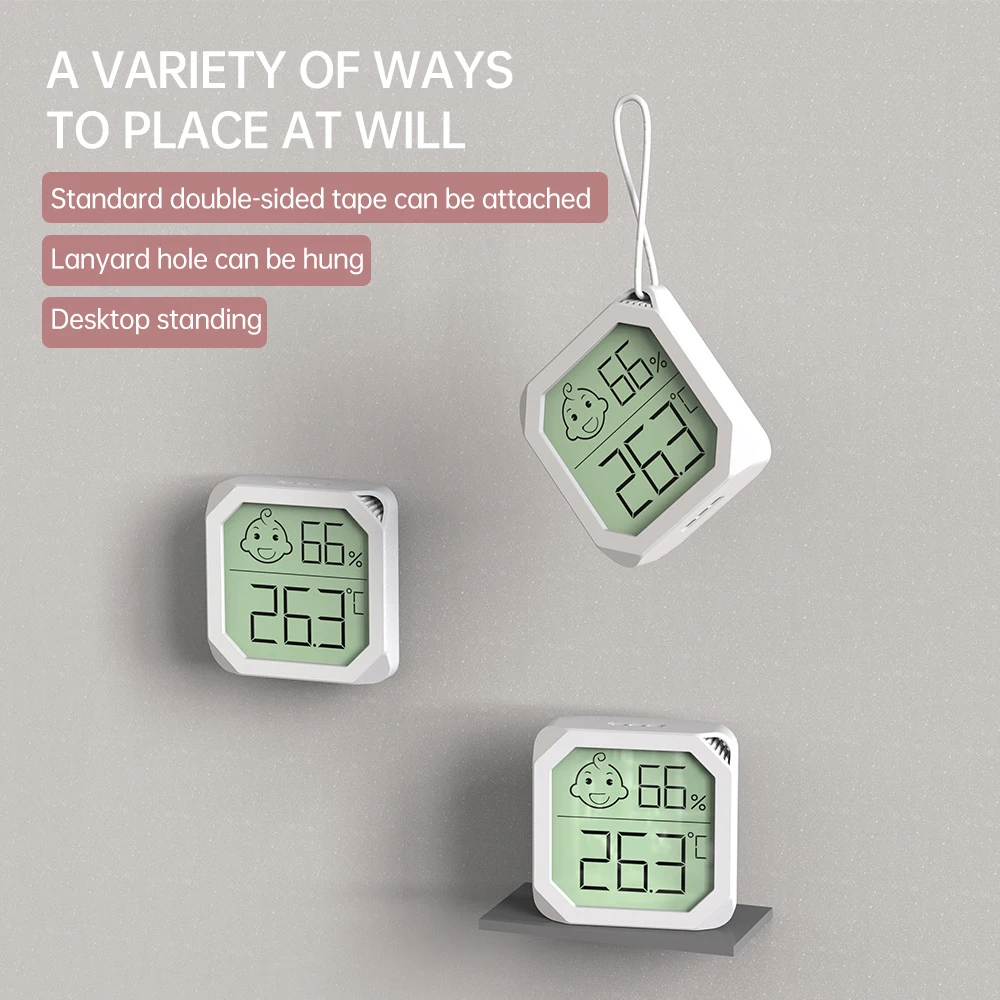 Digital Thermo-Hygrometer for Indoor Temperature and Humidity Monitoring