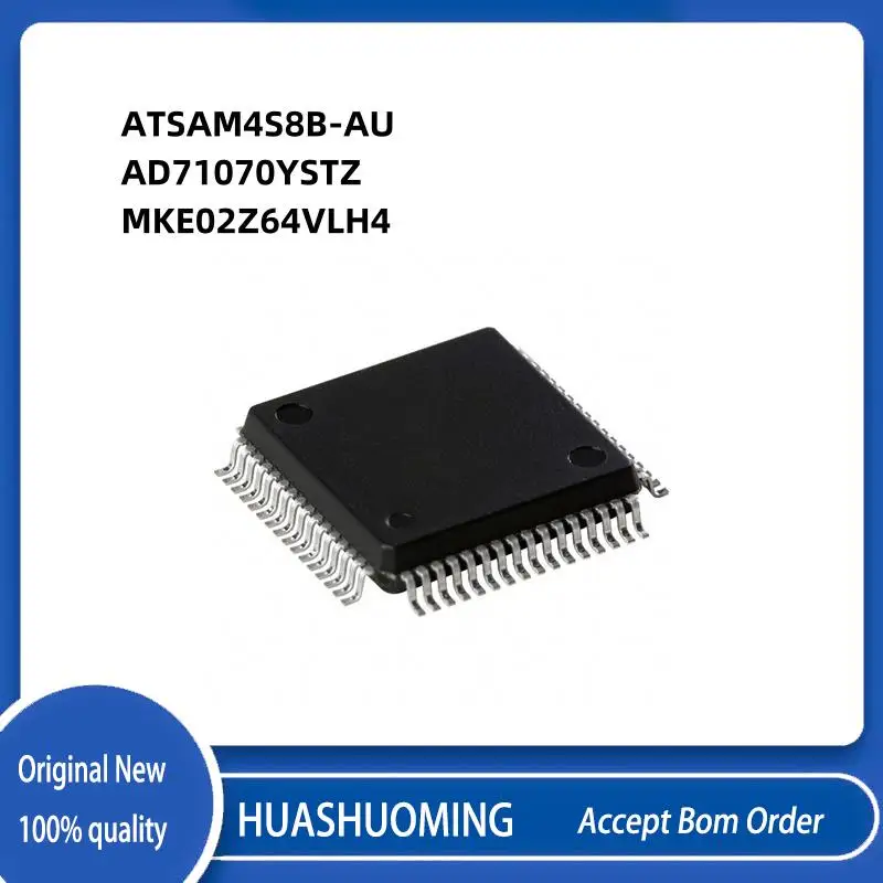 

5Pcs/Lot ATSAM4S8B-AU ATSAM4S8BA-AU ATSAM4S8B ATSAM4 AD71070YSTZ AD71070 71070 MKE02Z64VLH4 MKE02Z64V MKE02Z64 QFP64