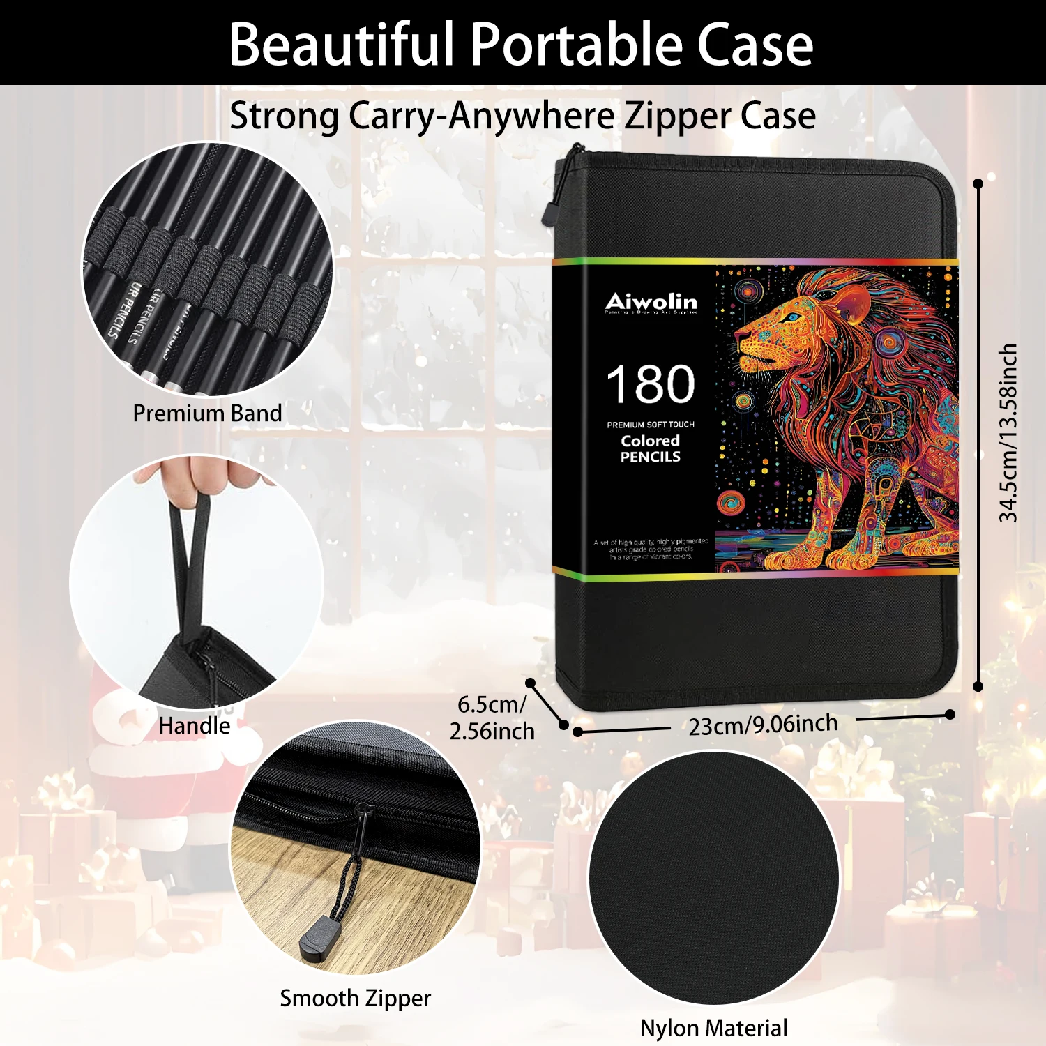 Deluxe Artist Sketching & Coloring Set with Travel Case and Bonus Coloring Book