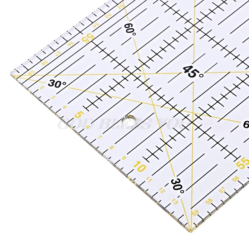 30/45/60cm Quilting Sewing Patchwork Ruler Cutting Tool