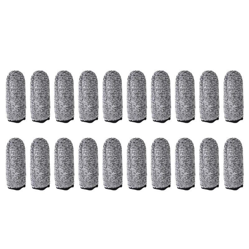 20Pcs Of Anti-Cutting Finger Cot Protector Reusable Finger Cot Protector Bed Suitable For Kitchen Work Sculpture
